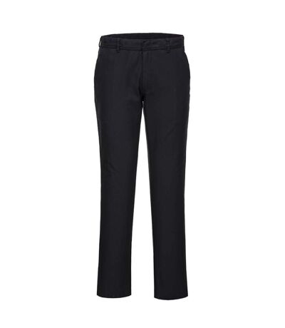 Portwest Womens/Ladies Stretch Chino Slim Pants (Black) - UTPW770