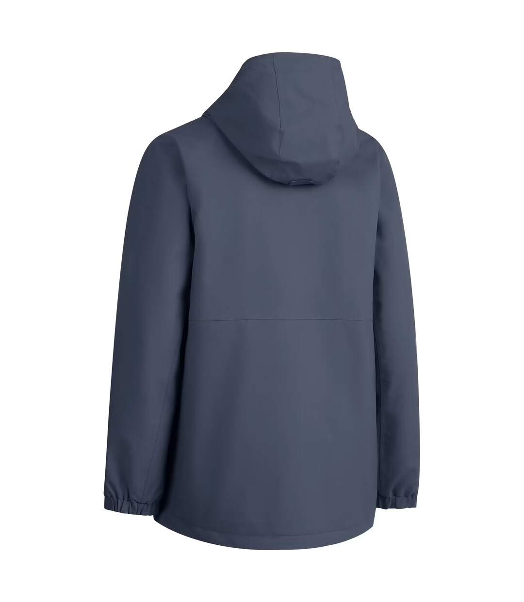 Veste Imperméable Unie À Capuche Jodie Femme Bleu De Gris Trespass-3