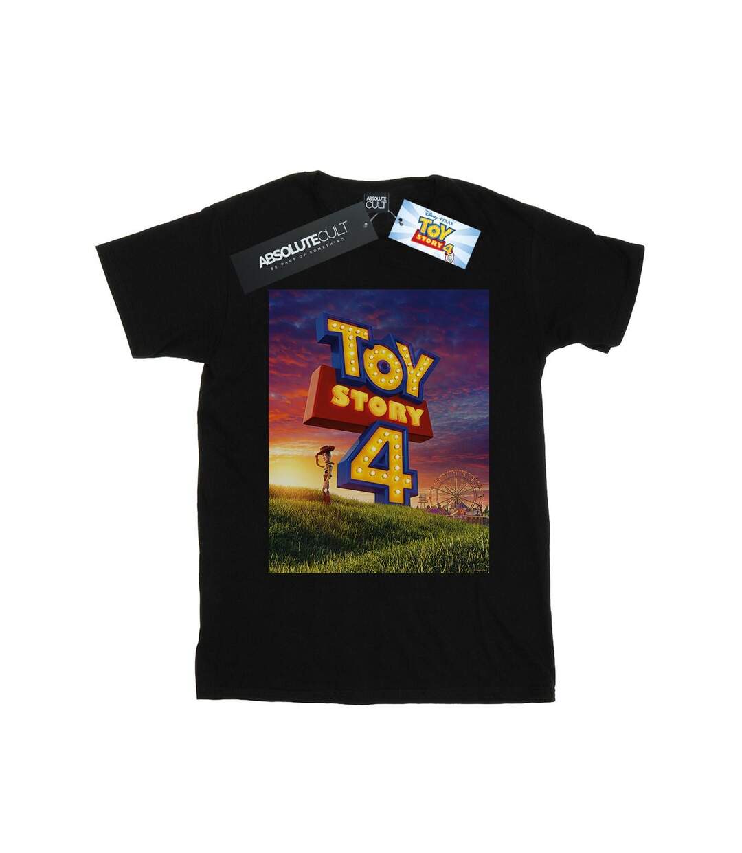 Disney Womens/Ladies Toy Story 4 We Are Back - T-shirt boyfriend en coton (Noir) - UTBI47030-1