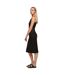 Robe Mi-longue Femme Noir Urban Classics-4