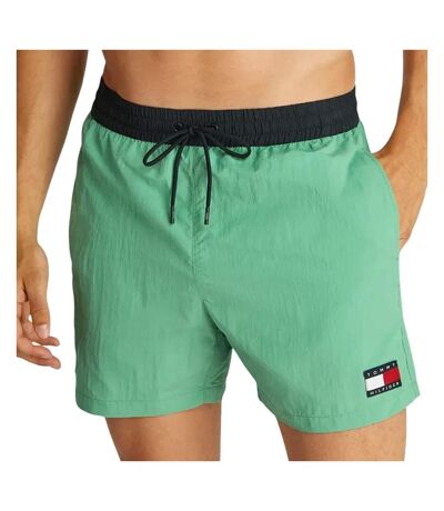 Short de bain vert homme tommy hilfiger drawstring - l