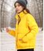 Doudoune femme couleur jaune - Manches longues - Capuche