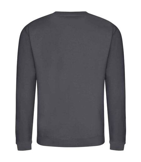 Sweat-shirt à col ras du cou pour hommes gris requin Awdis