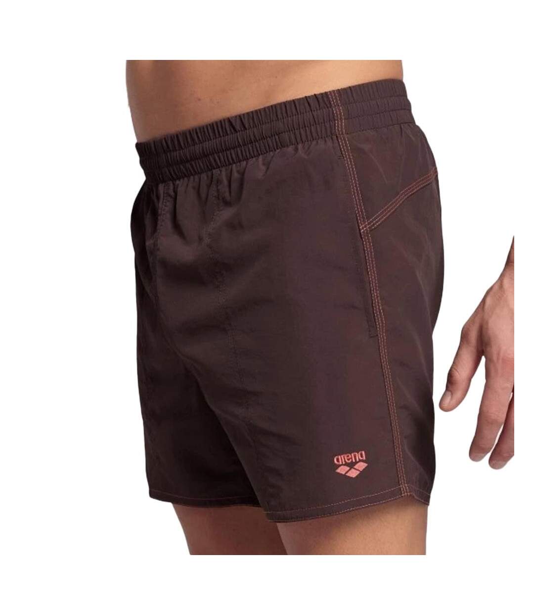 Short de bain Marron/Rouge Homme Arena Bywayx - L