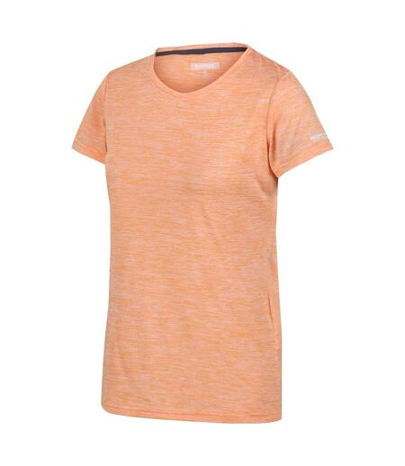 Womens/ladies Fingal Edition Jersey Moisture Wicking T-shirt Orange Regatta