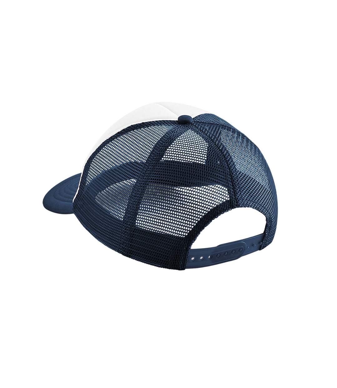Casquette Trucker Bleu Marine Blanc Beechfield-2