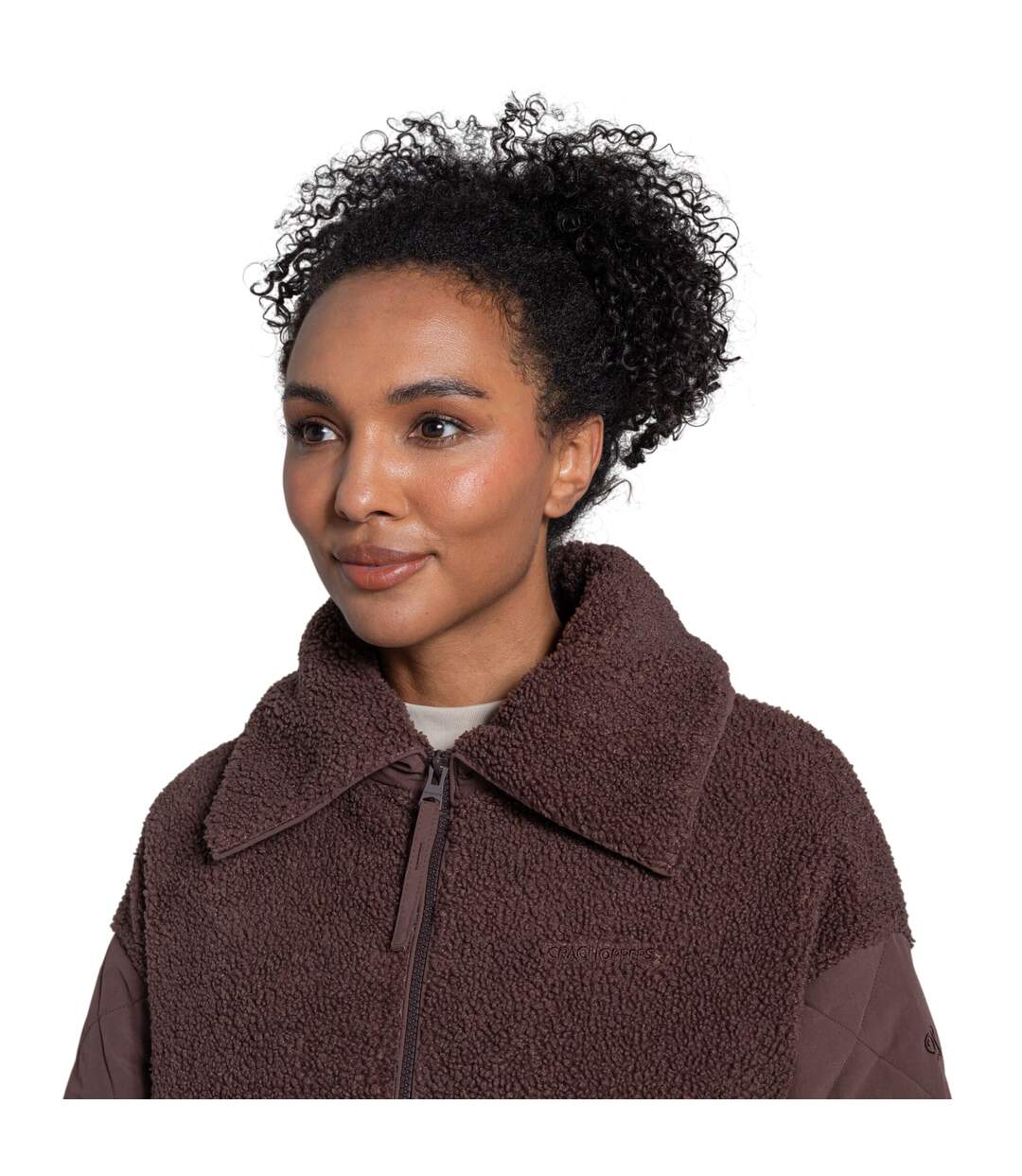 Veste Hybride Fairfield Femme Marron Foncé Craghoppers-4