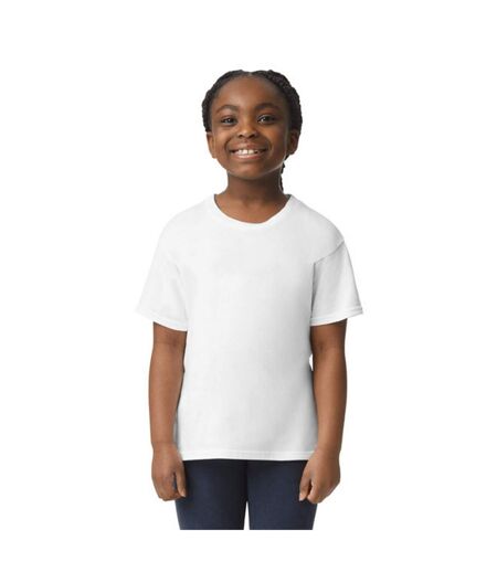 T-shirt enfant blanc Gildan
