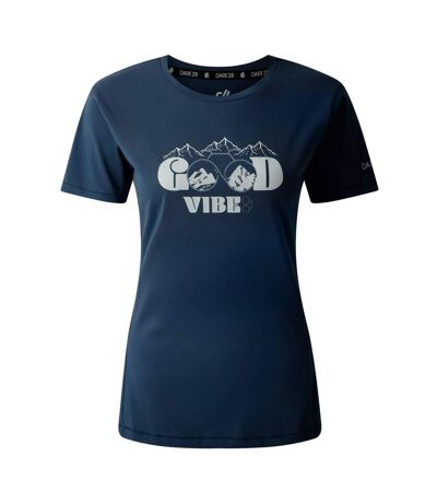 Womens/ladies Transquility Iii Mountain T-shirt Moonlight Denim Dare 2B