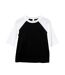 T-shirt enfant blanc / noir Bella + Canvas