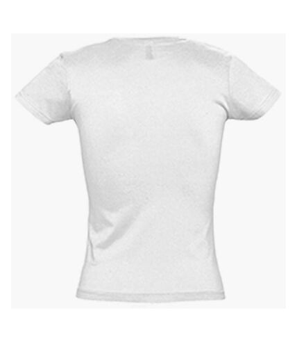 SOLS Womens/Ladies Miss Short Sleeve T-Shirt (White) - UTPC289