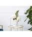 Vase Déco en Porcelaine Woman Young 21cm Blanc-5