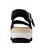 Womens/ladies Giana Sandals Black Toms-2