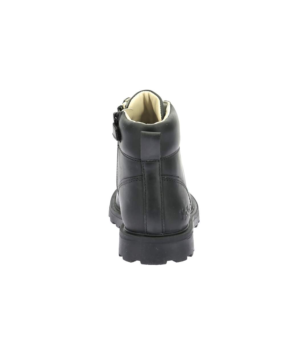 Bottines Cuir Enfant Kickers Kick Bluck-3