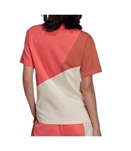 T-shirt rose femme adidas tee - l