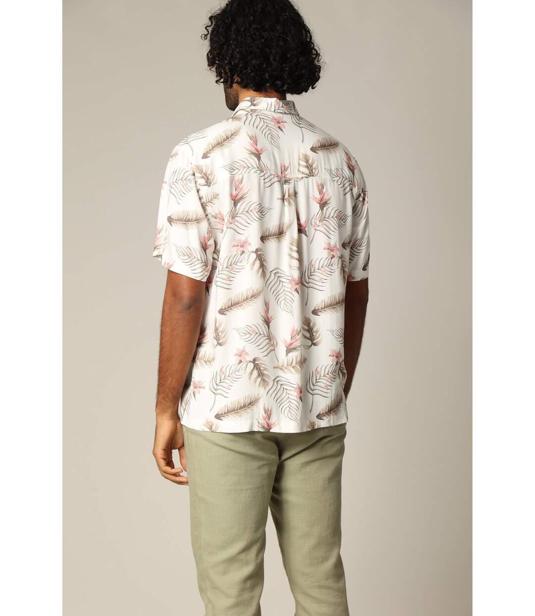 Chemise homme tropicale et décontractée en viscose SAHEL-3