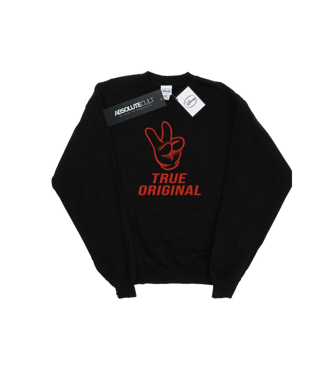 Disney Sweatshirt Mickey Mouse True Original Womens/Ladies (Noir) - UTBI27240-1