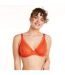 Soutien-gorge à armatures grand maintien orange Sarong