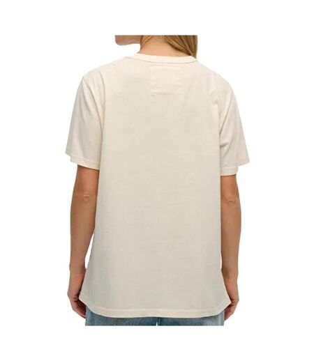 T-Shirt blanc femme superdry athletic tonal