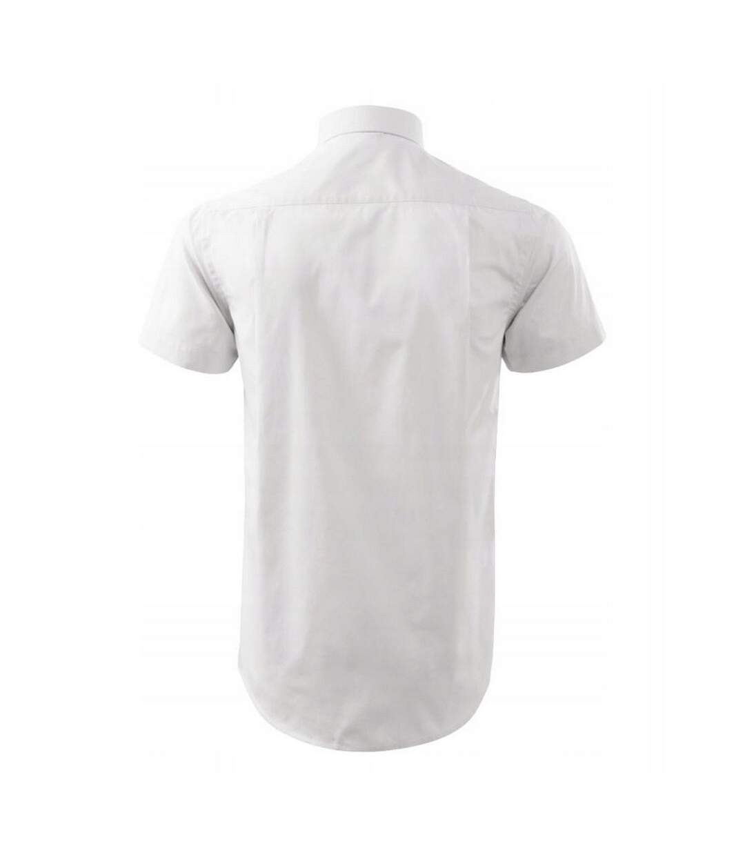 Chemise Motif/style Uni Chic Homme Blanc Malfini-2