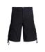 Mens Cole Frank Relaxed Fit Cargo Shorts Black Jack And Jones-2