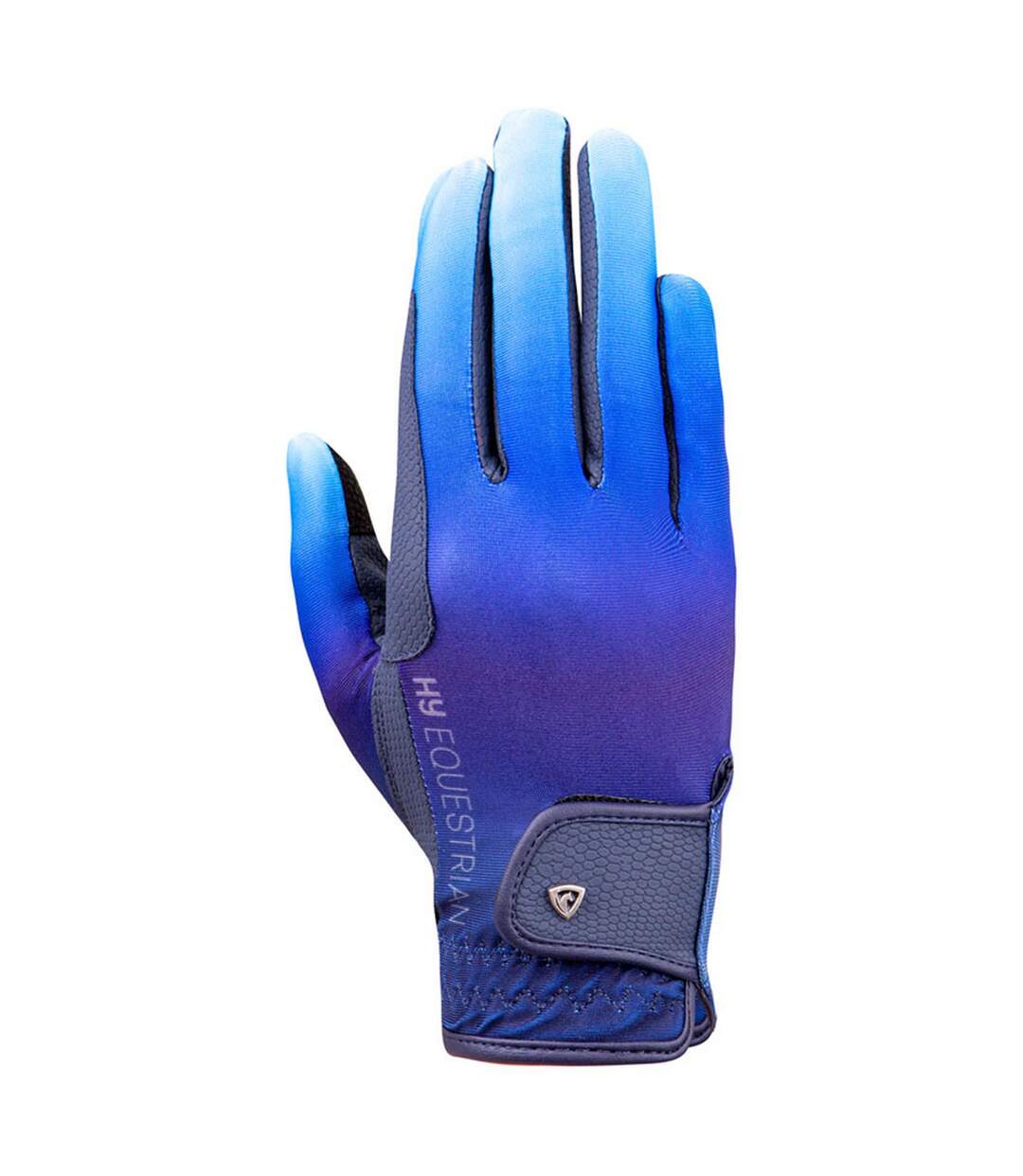 Ombre Riding Gloves Navy Ocean Blue Hy-1