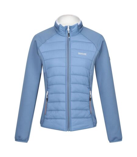 Veste hybride clumber femme bleu / blanc Regatta