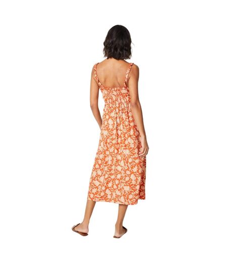 Robe Mi-longue Femme Rouille Dorothy Perkins