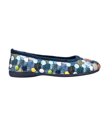 Chaussons samira femme bleu Sleepers