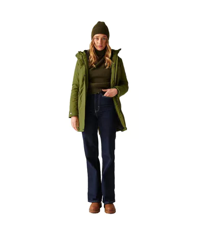 Veste Imperméable Valenta Femme Vert Néphrite Noir Regatta