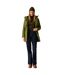 Veste Imperméable Valenta Femme Vert Néphrite Noir Regatta-1