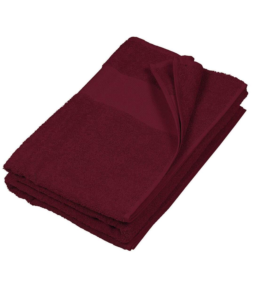 Serviette de toilette - K112 - rouge bordeaux-1