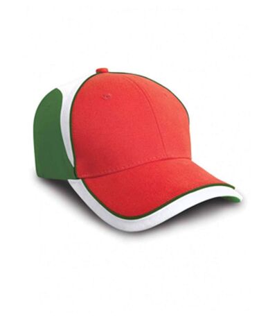 Casquette supporter couleurs Italie - RC062 - rouge