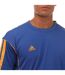 T-shirt homme bleu roi Adidas-3