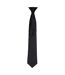 Premier Unisex Adult Satin Tie (Black) (One Size)