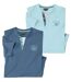 Le Lot de 2 Tee-Shirts Col Fantaisie-1