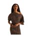Womens/ladies Tilly Maxi Dress Brown Never Fully Dressed-4