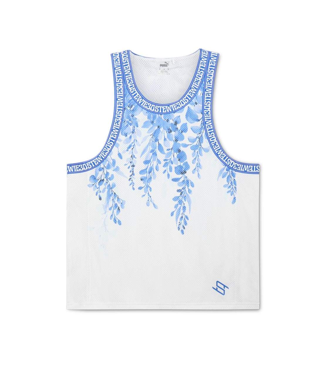 Maillot de basket Blanc/Bleu Femme Puma Stewie X City - L-1