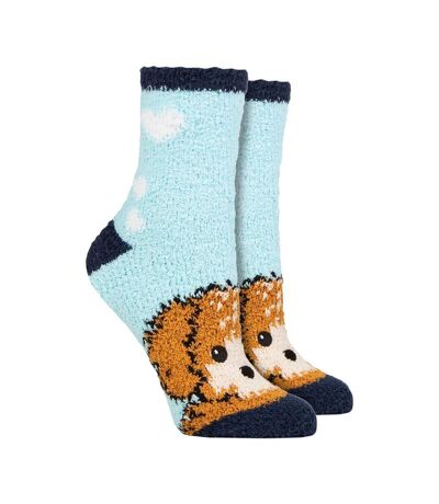 2 Pack Ladies Cozy Bed Socks in Gift Box | Warm Fleece Fluffy Lounge Socks