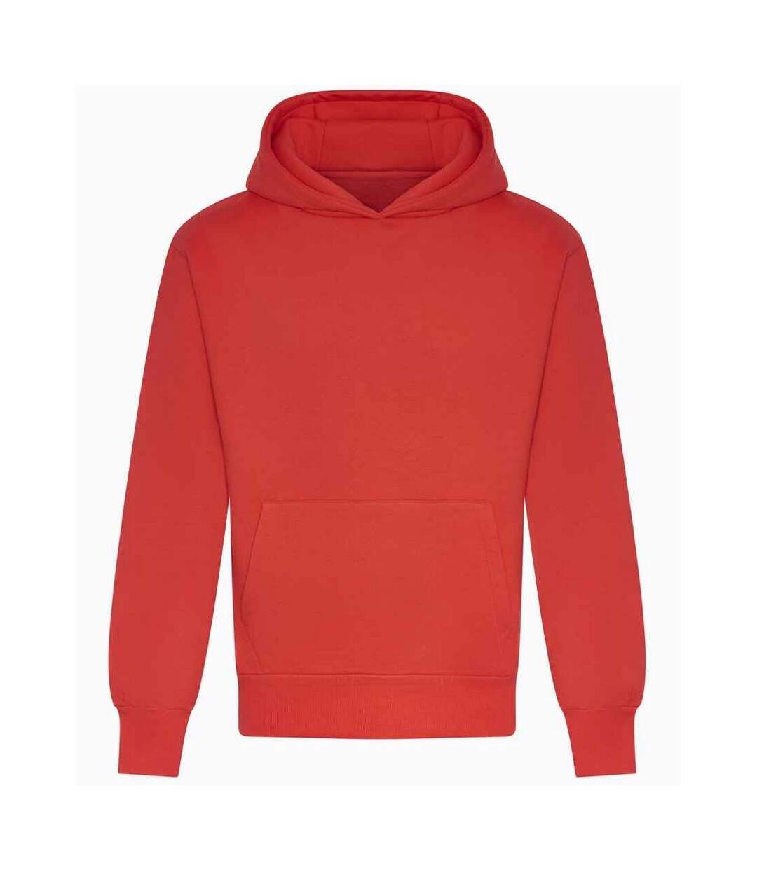 Sweat à capuche signature homme rouge clair Awdis-1