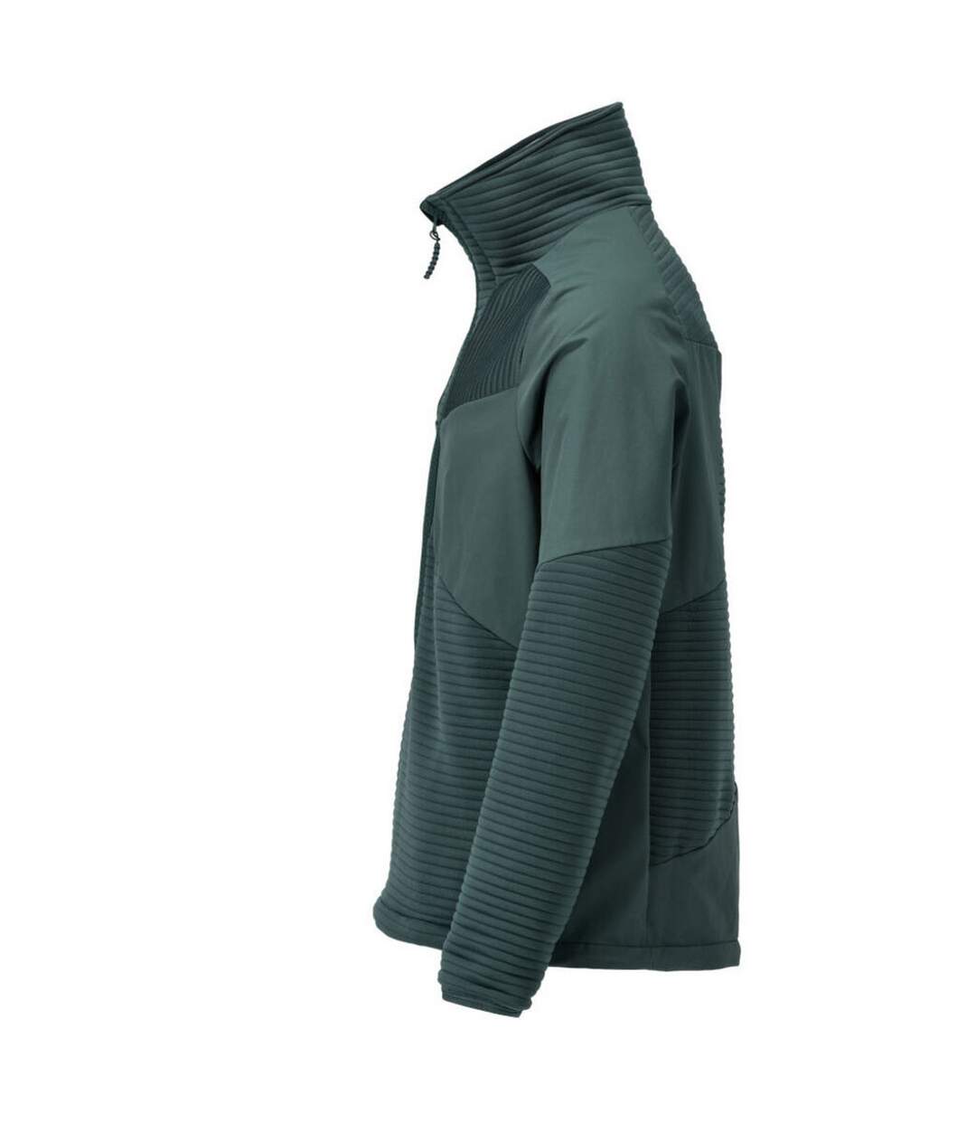 Mens Customised Half Zip Fleece Top Forest Green Mascot-3