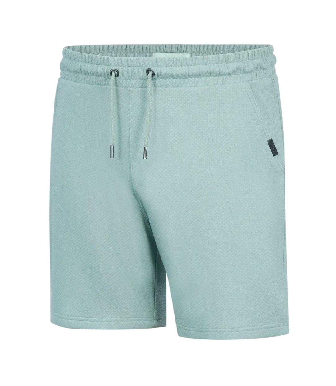 Mens Waffle Shorts Sage Firetrap-3