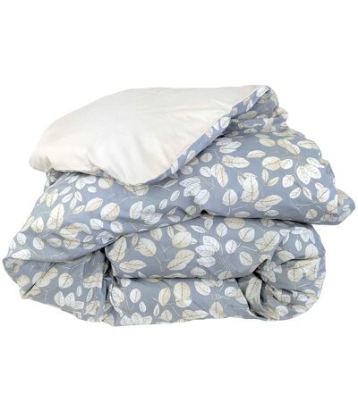 Housse de couette percale de coton LISON GRIS