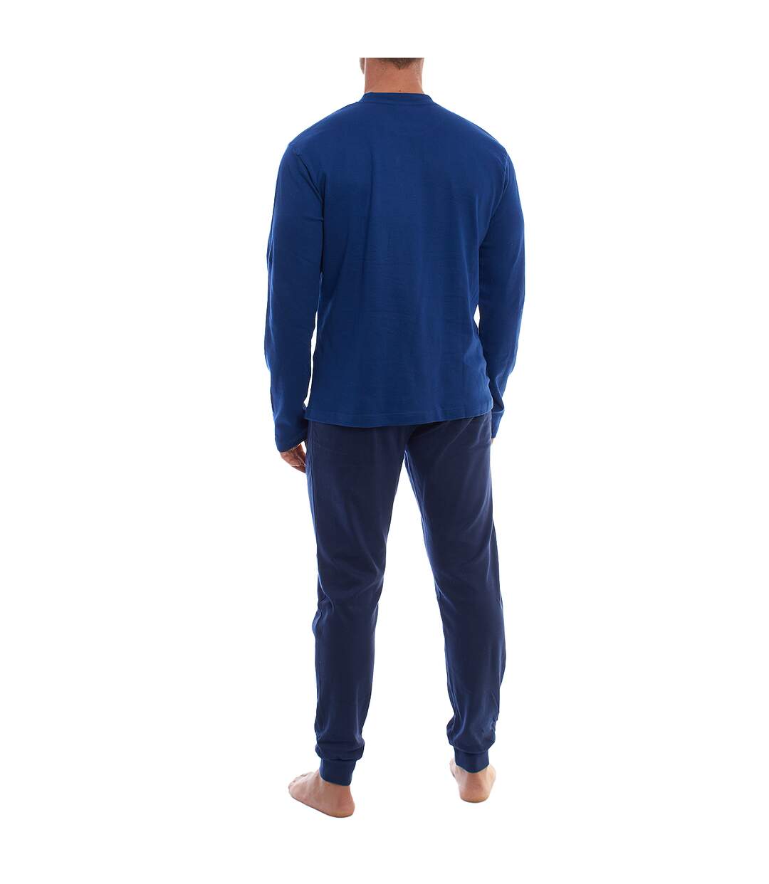 KLP4 Men's Long Sleeve Winter Pajamas-3