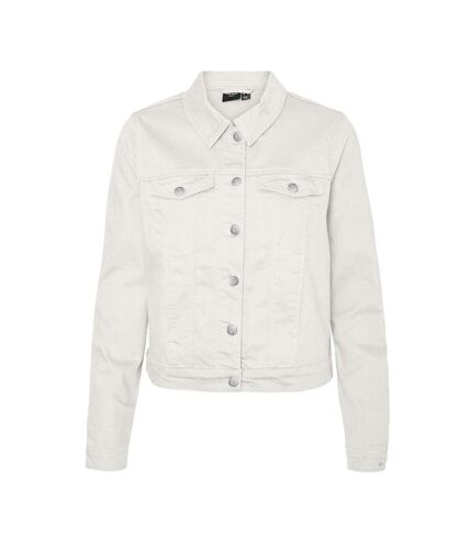 Veste en Jean Blanche Femme VERO MODA Soya - M