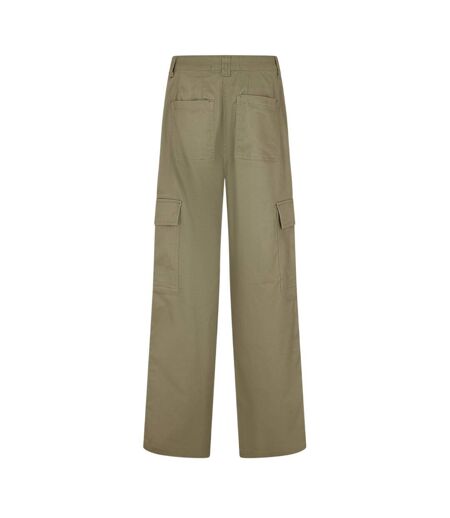 Womens/ladies Straight Cargo Trousers Dusty Olive JJXX