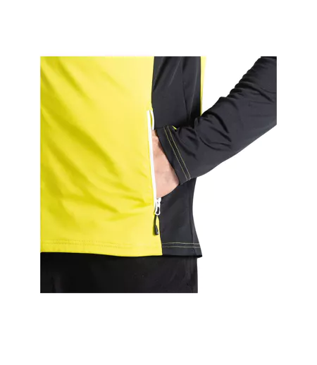 Veste Motif/style À Capuche Touring Homme Jaune Néon Noir Dare 2B