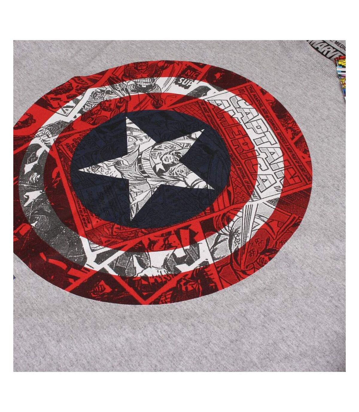 Captain America - T-shirt - Homme (Gris chiné) - UTTV1182