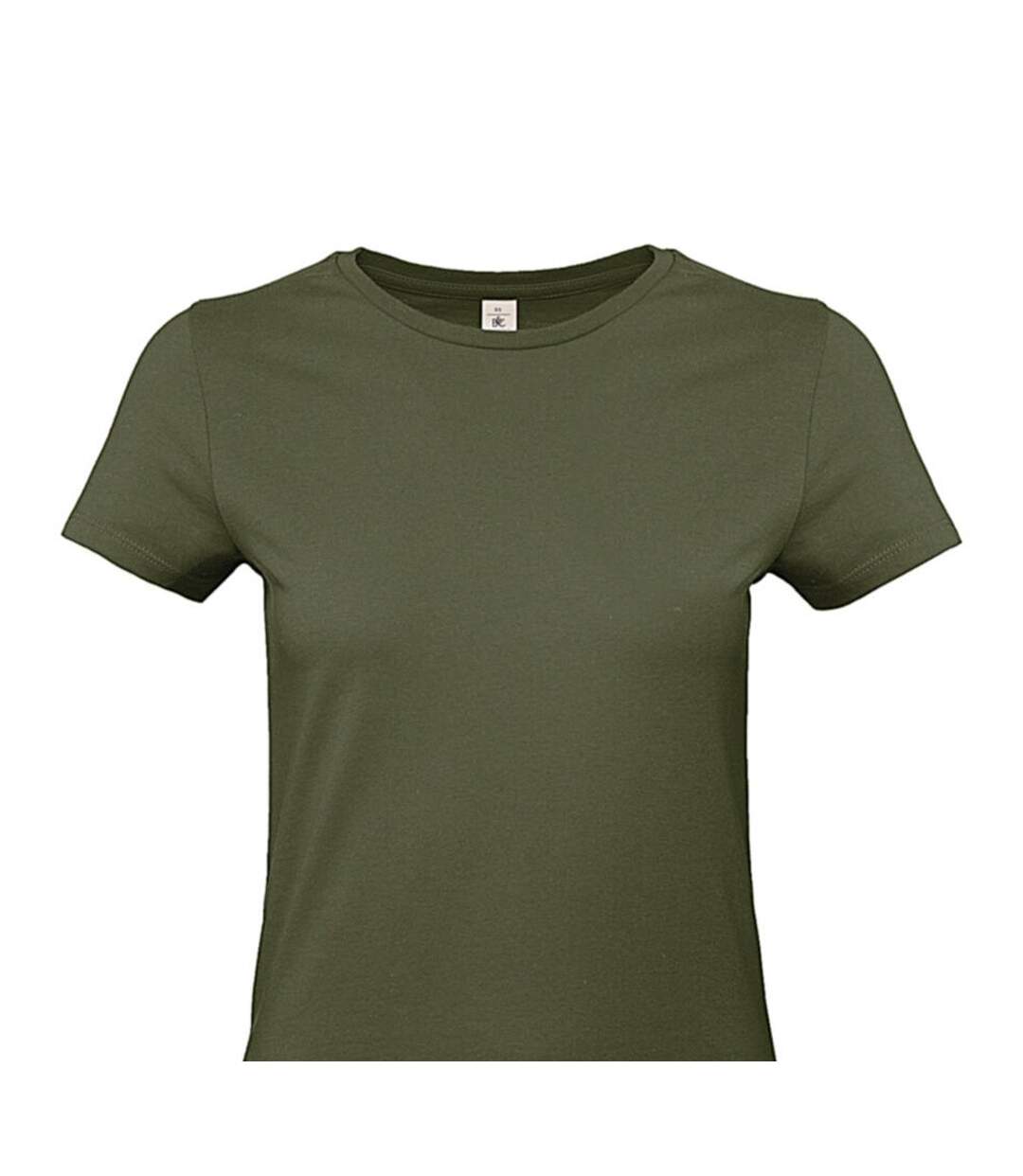 T-shirt #e190 Femme Vert Kaki B&C-2