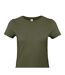 T-shirt #e190 Femme Vert Kaki B&C-2